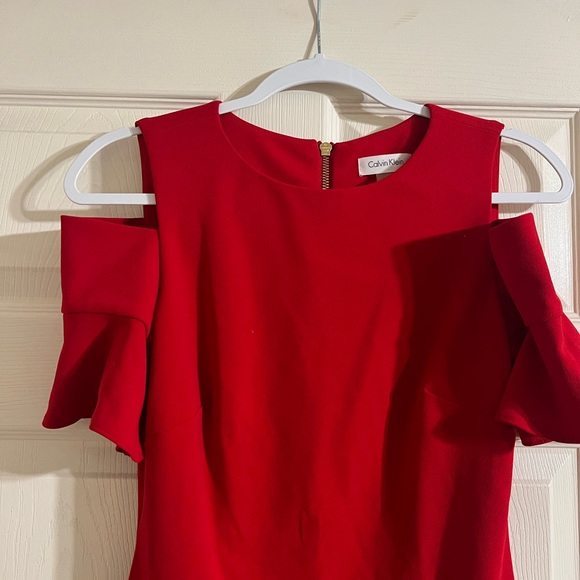 Red Calvin Klein Dress - Picture 3 of 5